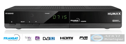 Récepteur satellite FRANSAT Connect Humax FR1000 HD PVR USB