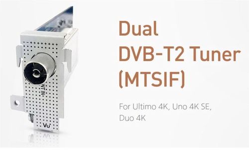 Tuner Terrestre VU+ DVB-T2 Dual pour Uno 4K / Uno 4K SE / Duo 4K