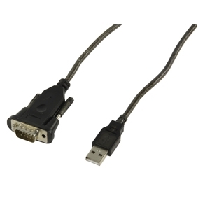 Cable convertisseur Usb A Male vers RS232 DB9 male