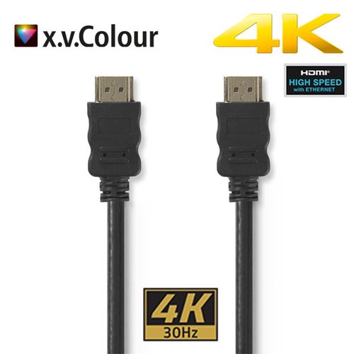 Câble HDMI HDMI 1.4 High Speed avec Ethernet 1,50 m - Plaque Or