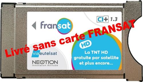 Module TV FRANSAT avec interface CI Plus 1.3 livré sans carte Fransat