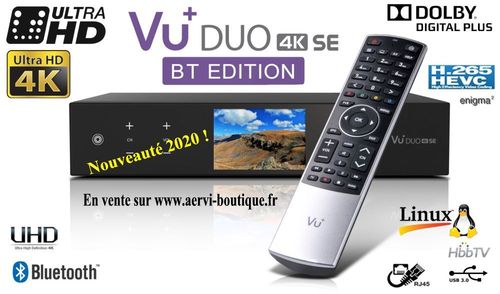 VU+ Duo 4K SE BT 1x DVB-S2X FBC Twin Tuner Linux E2 UHD 2160p