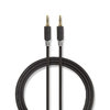 Câble audio stéréo Jack 3.5 mm Mâle/ Mâle 5 mètres Rond