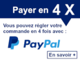 Paiement en 4x avec PayPal dès 50 € d'achat